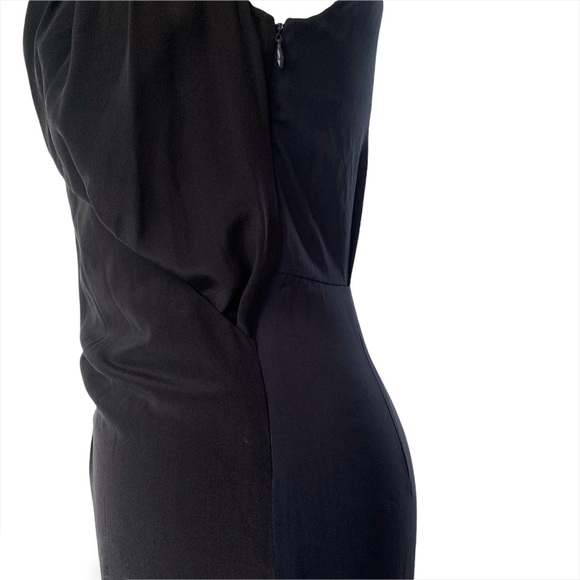 All Saints black navy wrap dress size 0 - Picture 6 of 7